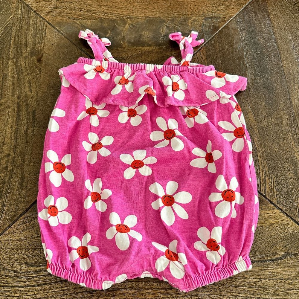 Hanna Pink Sleeveless Romper
